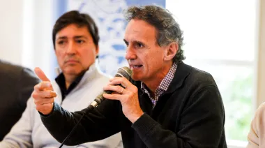Katopodis presentó obras y proyectos para la prevención del cambio climático y la acumulación de agua