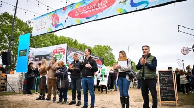 Mantegazza encabezó la celebración de una nueva edición de la Fiesta Provincial de la Mozzarella de San Vicente