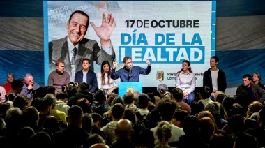 Otermín en el Día de la Lealtad: “Lo que hicieron con Perón ahora lo están haciendo con Cristina”