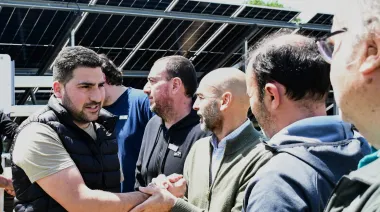 25 de Mayo: Egüen encabezó la inauguración del parque solar de Norberto de la Riestra