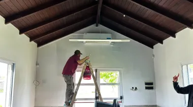 Chaves Municipio avanza con las obras de reparación y puesta en valor del CAPS Nº2 del distrito