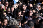 Kicillof habló en la marcha por Cristina: “Esto pasa en la Argentina de Milei, es un golpe de autoritarismo”