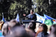 Kicillof y Katopodis presentaron mejoras sobre la Ruta Provincial N°40 en Marcos Paz