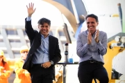 Kicillof acompaña a Katopodis para el cierre de campaña de Fuerza Patria en la Primera Sección