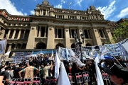 La CGT evitó el paro pero marchará a Tribunales por la Reforma Laboral de Milei que se tratará en el Senado