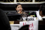 En la sesión especial de Diputados por el Día de la Memoria, Mayra Mendoza comparó las medidas de Milei con la última dictadura