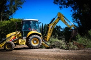 Pergamino desplegó un equipo de limpieza y reacondicionamiento en calle Remedios de Escalada