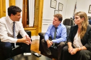 Neumann se reunió con Abad y Garciarena para buscar la Boleta Única de Papel en las elecciones bonaerenses