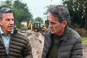 Roque Pérez: Sciaini recibió la visita de Katopodis y recorrieron obras en desarrollo