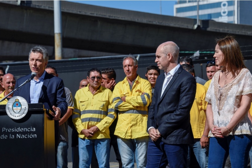 Macri una advertencia a Vidal a modo de chiste: "Si la dejamos tan lejos, se va a portar mal"