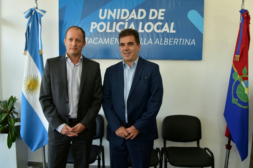Ritondo fue a Lomas de Zamora y con Insaurralde inauguraron destacamento de la Policía Local