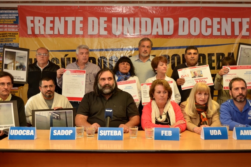 Docentes plasmaron medidas de acción: jornada de protesta para el viernes 12 de mayo