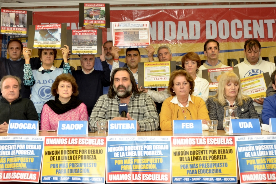 Docentes exigen a Vidal que “devuelva los descuentos”: advierten sobre nuevos paros