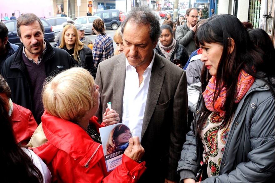 En campaña, Scioli acusó a Cambiemos de “querer instalar que si pierden vendrá lo peor”