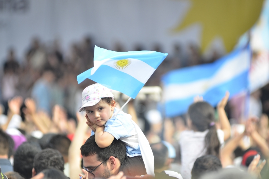 Fotogalería del masivo acto de Cristina realizado en el estadio de Racing