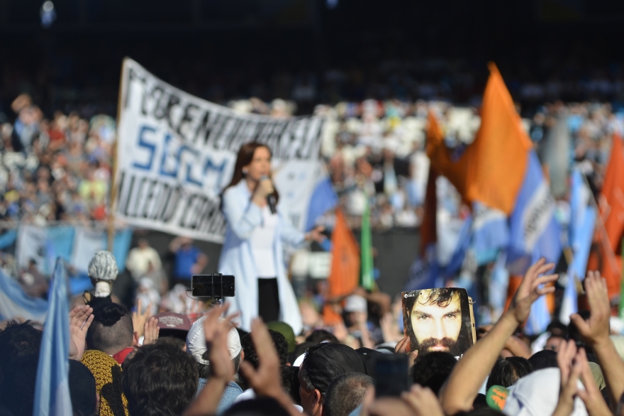 Fotogalería del masivo acto de Cristina realizado en el estadio de Racing
