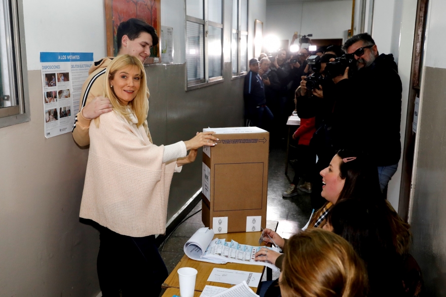 Magario votó en La Matanza: “Estamos todos confiados en que hoy se elige un camino”