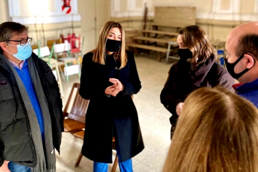 Danya Tavela recorrió Azul, Olavarría y Bolívar con agenda educativa