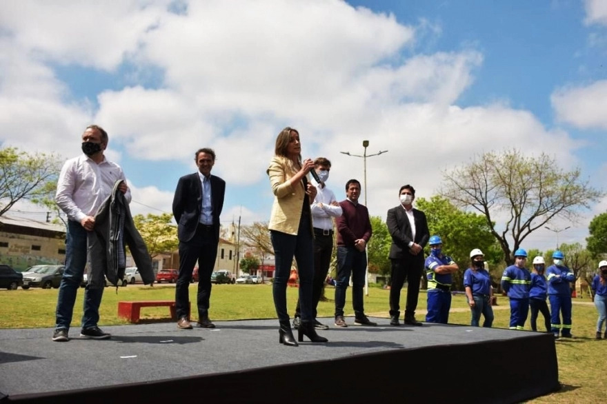 Galmarini, Katopodis, Nardini y Ghi con obras de agua para Morón