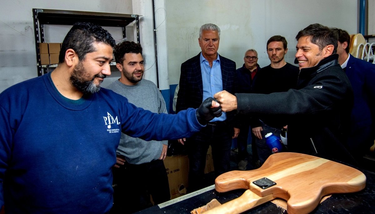 Kicillof en Vicente López: apostó por el modelo de sustitución de importaciones