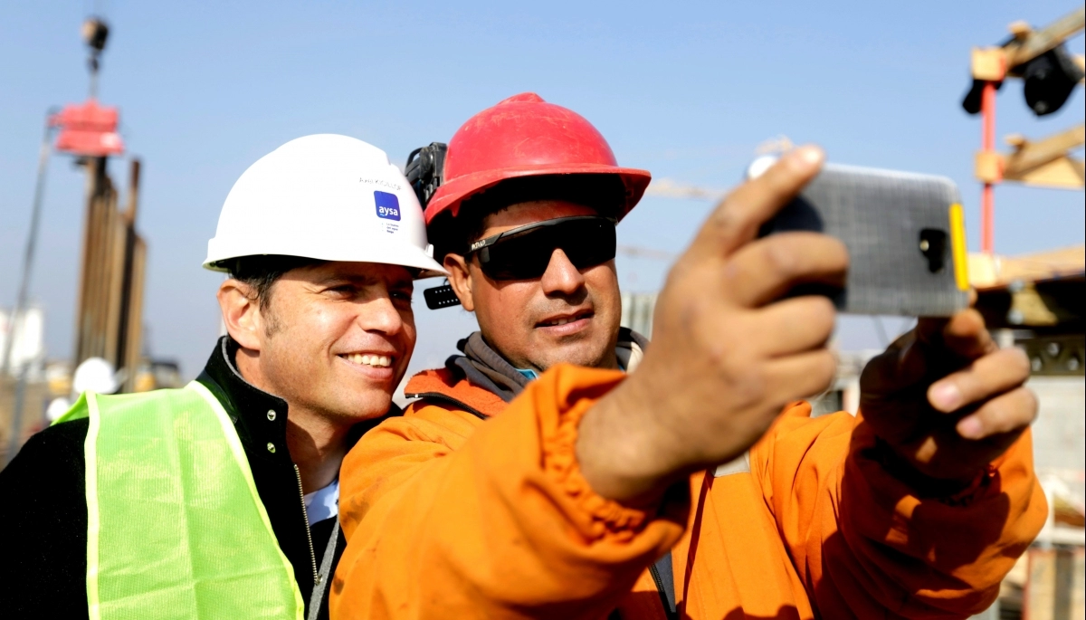 Kicillof destacó la “inversión histórica” en el sistema cloacal del AMBA