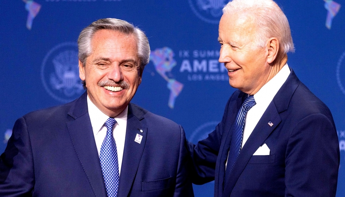 La foto del día: Alberto Fernández y Joe Biden juntos en Estados Unidos