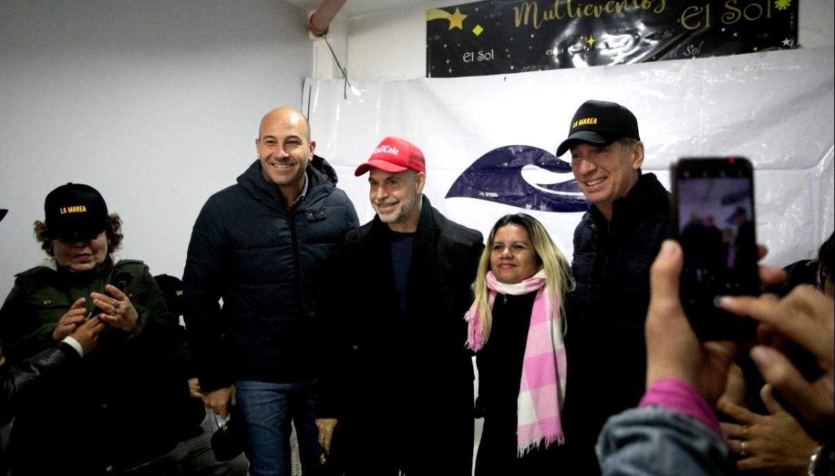 ¿En miras de 2023?: Larreta y Santilli juntos en una recorrida por Quilmes