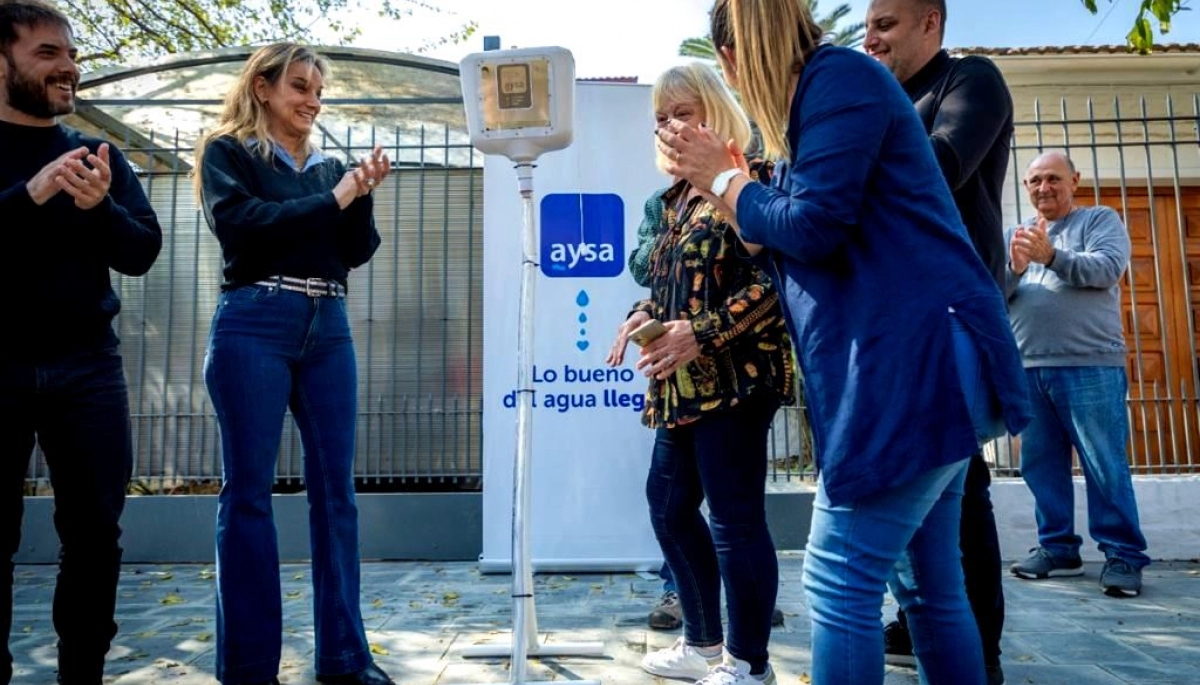 Malena Galmarini habilitó una red cloacal para 4.000 habitantes en Lomas de Zamora