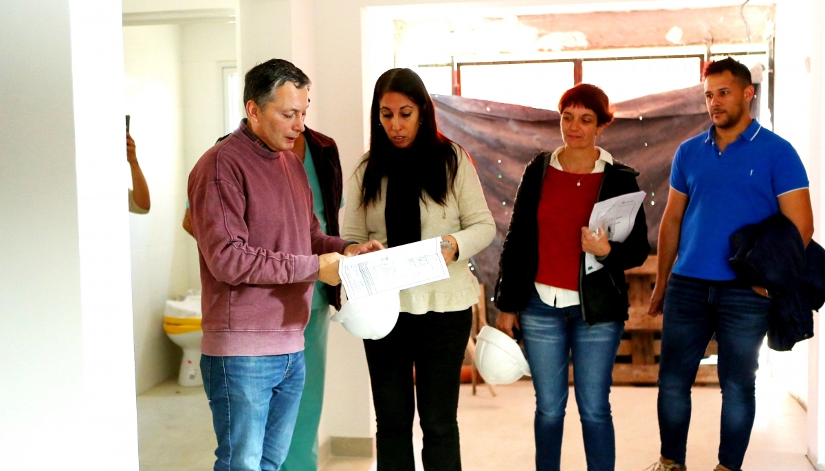 Gray avanza en obras sanitarias: remodelaciones y ampliaciones en el Jagüel