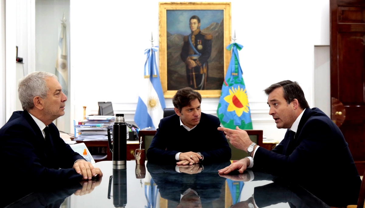 Cumbre judicial: Kicillof recibió a Alak y Soria en Gobernación