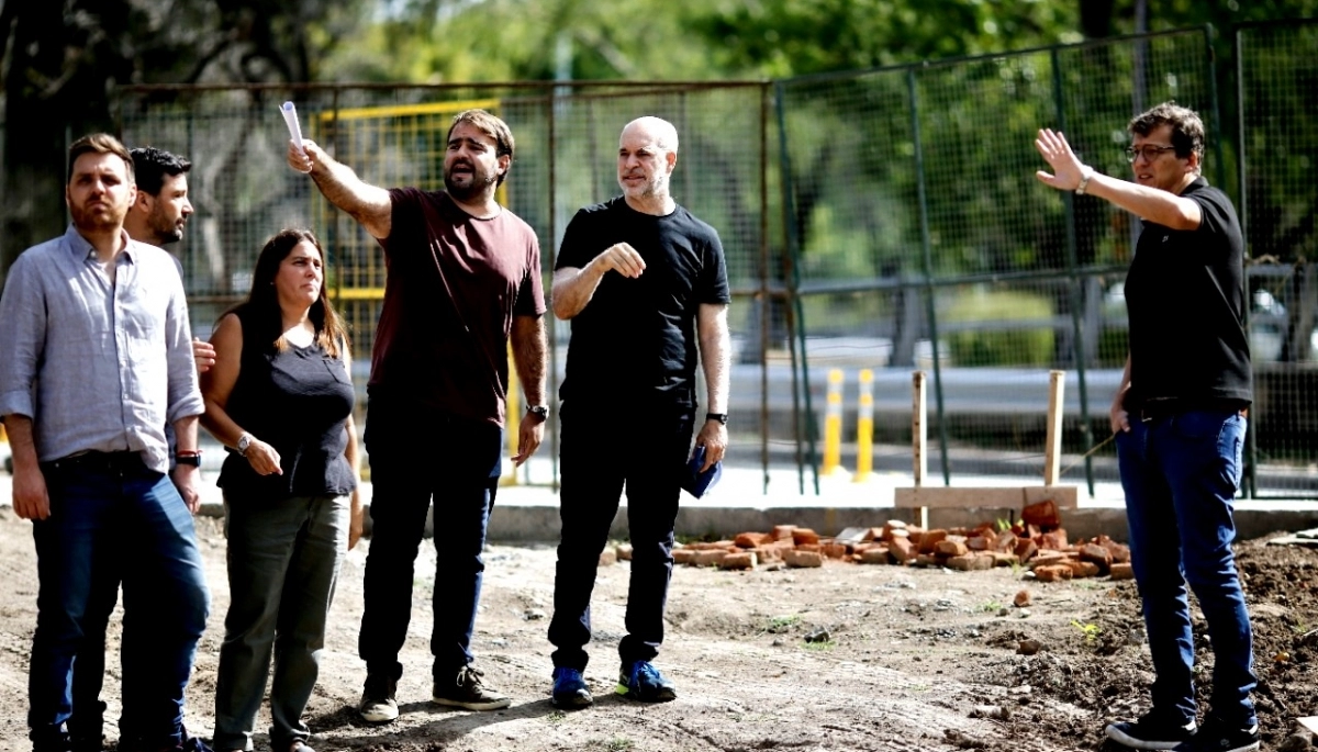 Larreta recorrió los avances de las obras en el nuevo “Parque de la Innovación”