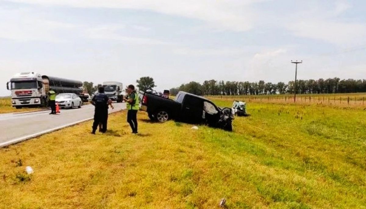 El hijo de Ramón Díaz chocó de frente con su camioneta: falleció su pareja y el otro conductor