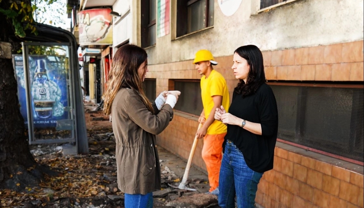 Vicente López continúa con obras para mejorar el espacio público del municipio