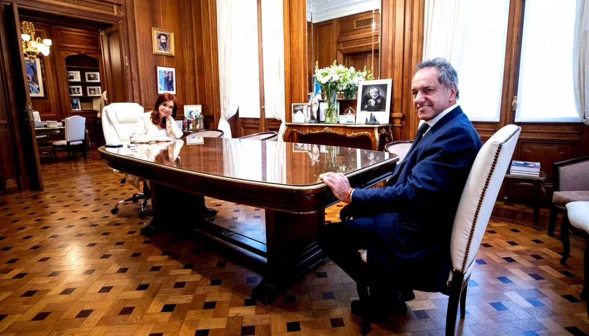 Cristina recibió a Scioli, para calmar las aguas en el oficialismo tras el tenso cierre de listas