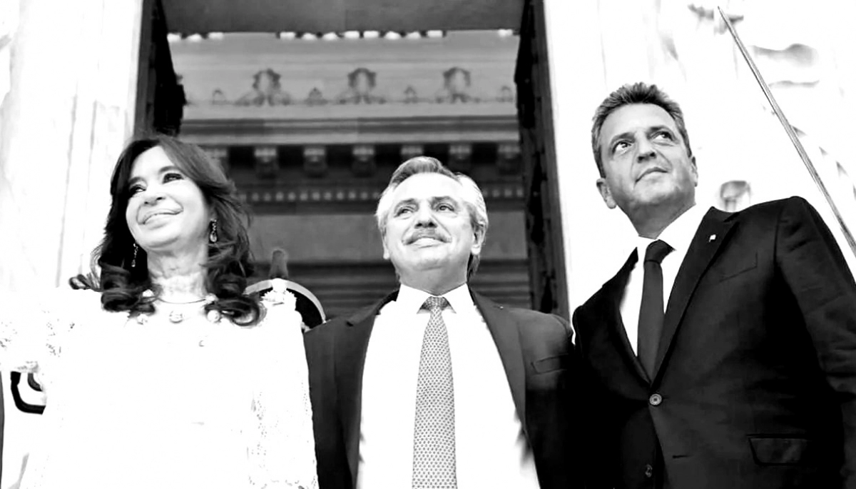 Buscan la foto de unidad de Alberto, Cristina y Massa en la inauguración del gasoducto Néstor Kirchner