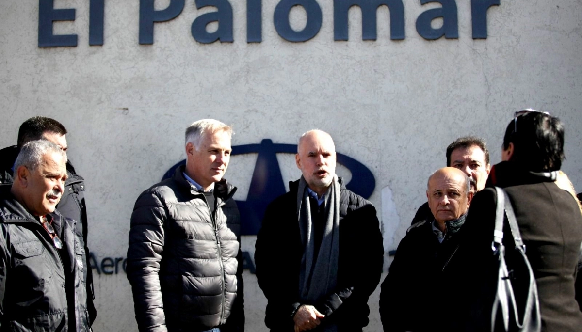 Larreta respaldó a su candidato en Morón y prometió reabrir el aeropuerto de El Palomar