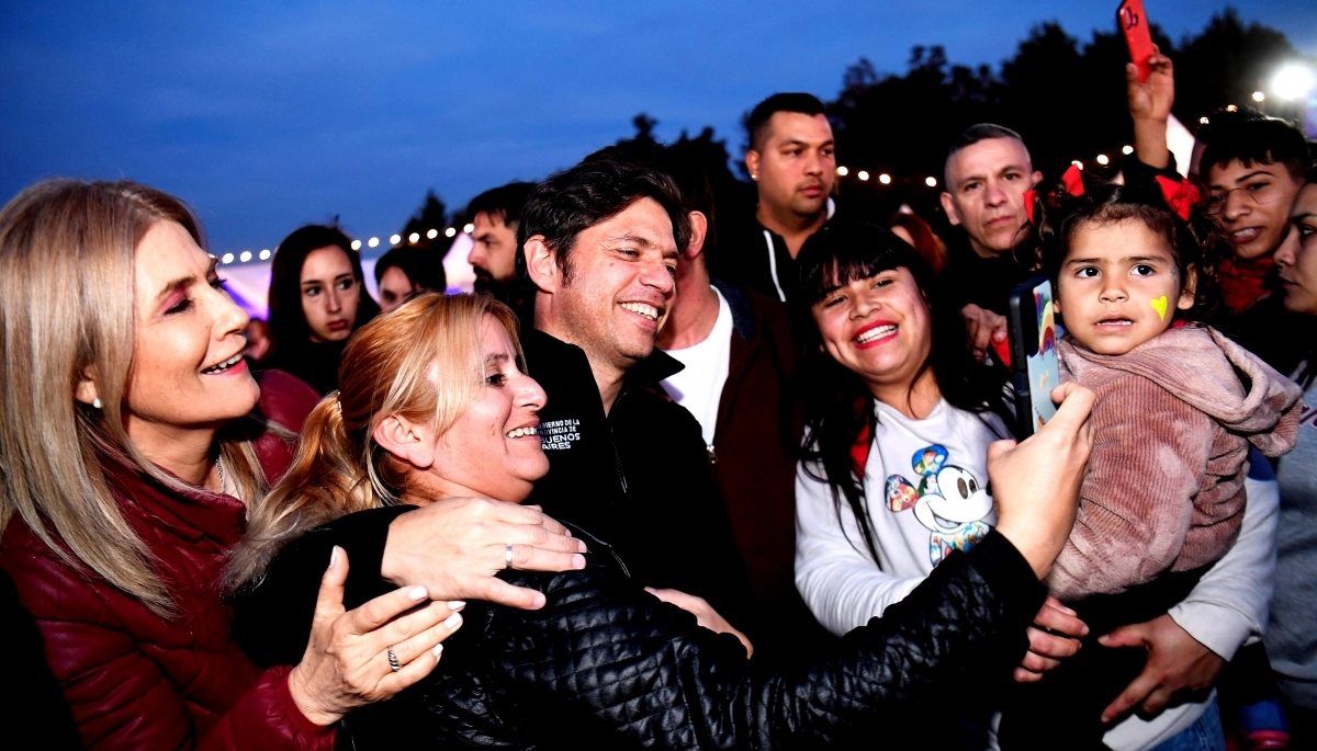 Tras la suspensión de la caravana, Kicillof participó de los festejos del 420° aniversario de La Matanza