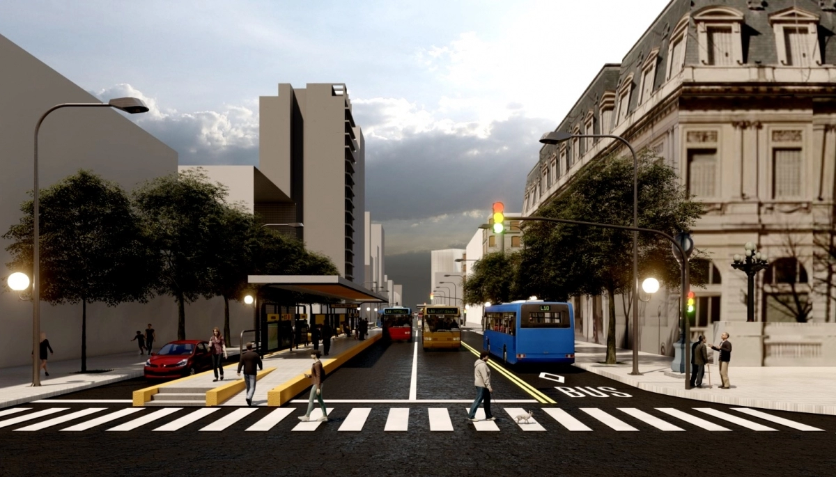 Fotos y planos: así será el Metrobus de La Plata que Garro prometió construir