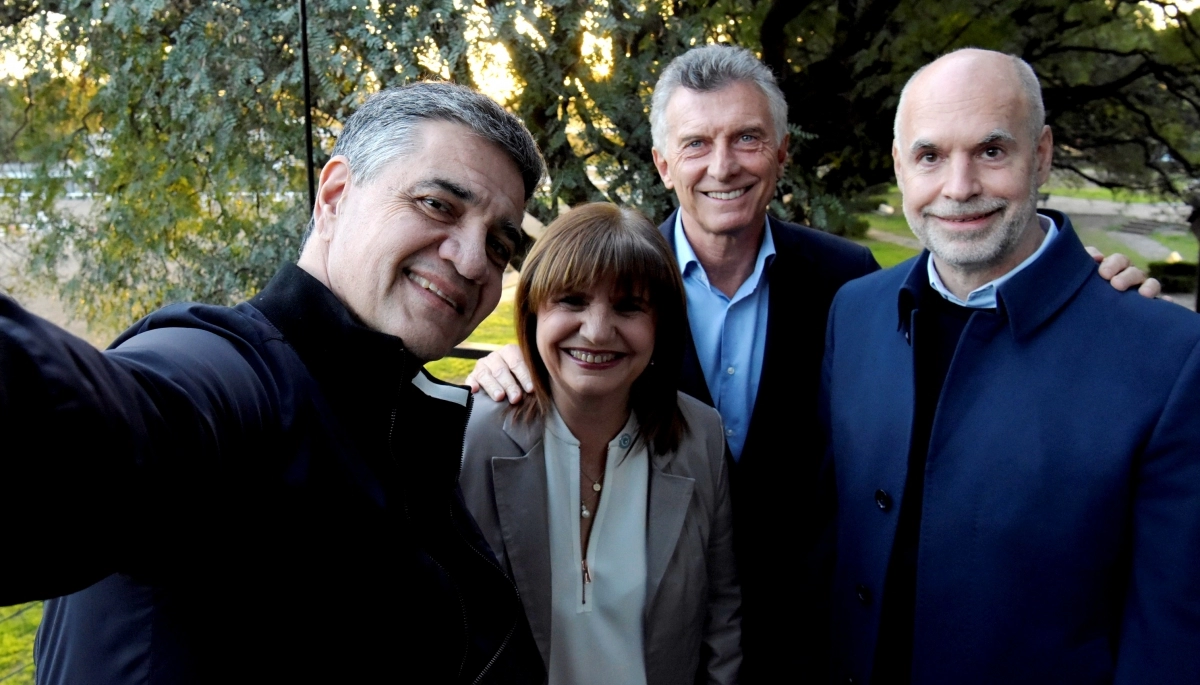 Foto de unidad: Macri, Larreta y Bullrich juntos para apoyar la precandidatura de Jorge Macri