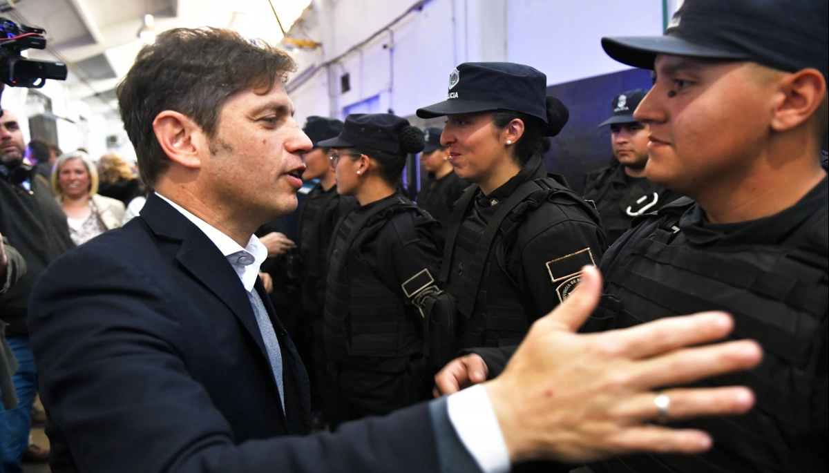 Kicillof, junto a Moreira, presentó las nuevas instalaciones de la UTOI en San Martín