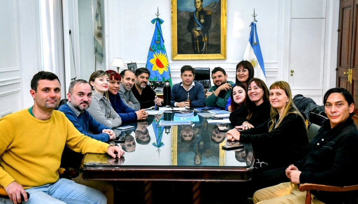 Kicillof recibió a Grabois en La Plata para afinar la estrategia electoral del oficialismo