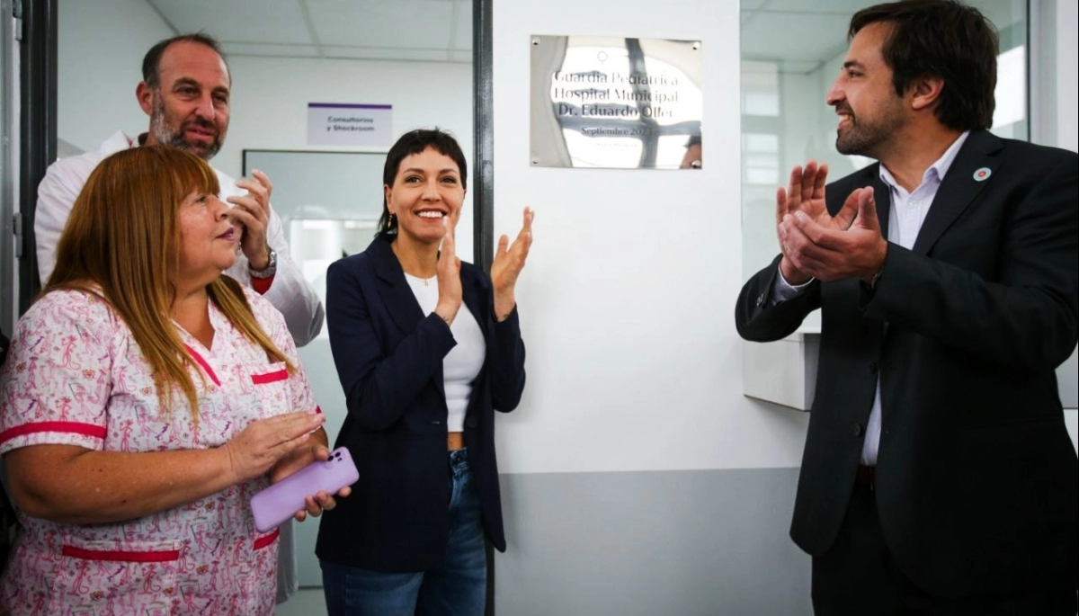 Kreplak y Mayra Mendoza inauguraron la primera etapa de la renovación de un hospital de Solano