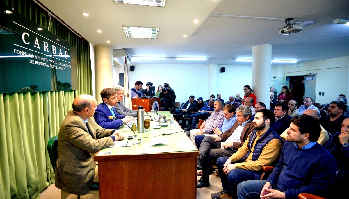 Kicillof y una jornada con el campo bonaerense: retenciones, defensa de su gestión y críticas a la oposición