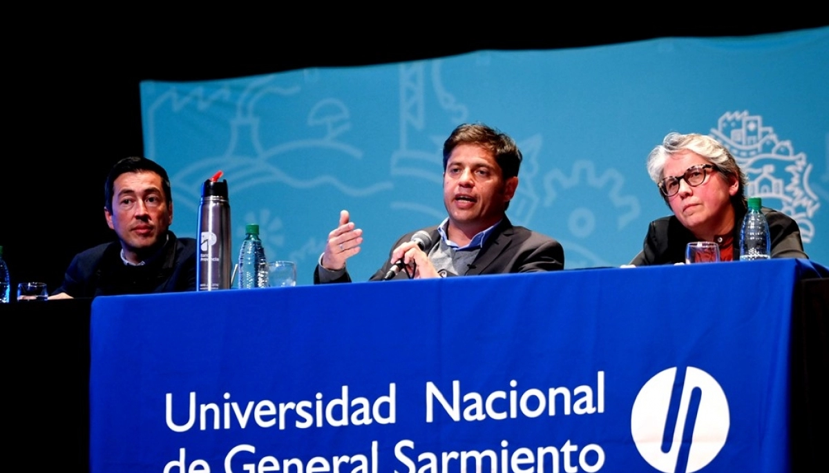 Kicillof criticó las propuestas de Milei y señaló que la universidad pública es una “condición” para la inclusión