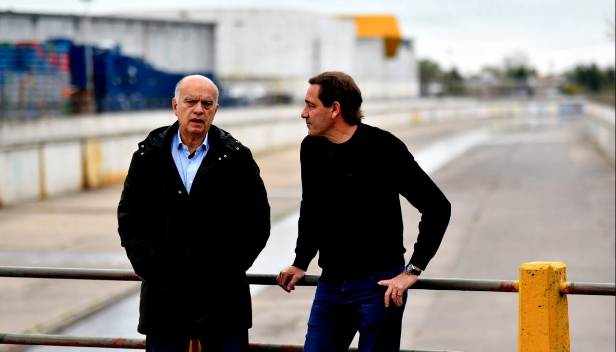 Garro y Grindetti presentaron la segunda etapa del Plan de Obras Hidráulicas de La Plata