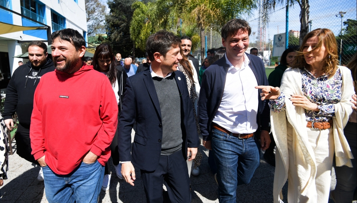 Tras el efecto Insaurralde: Kicillof y Grabois visitaron al candidato del oficialismo en Vicente López