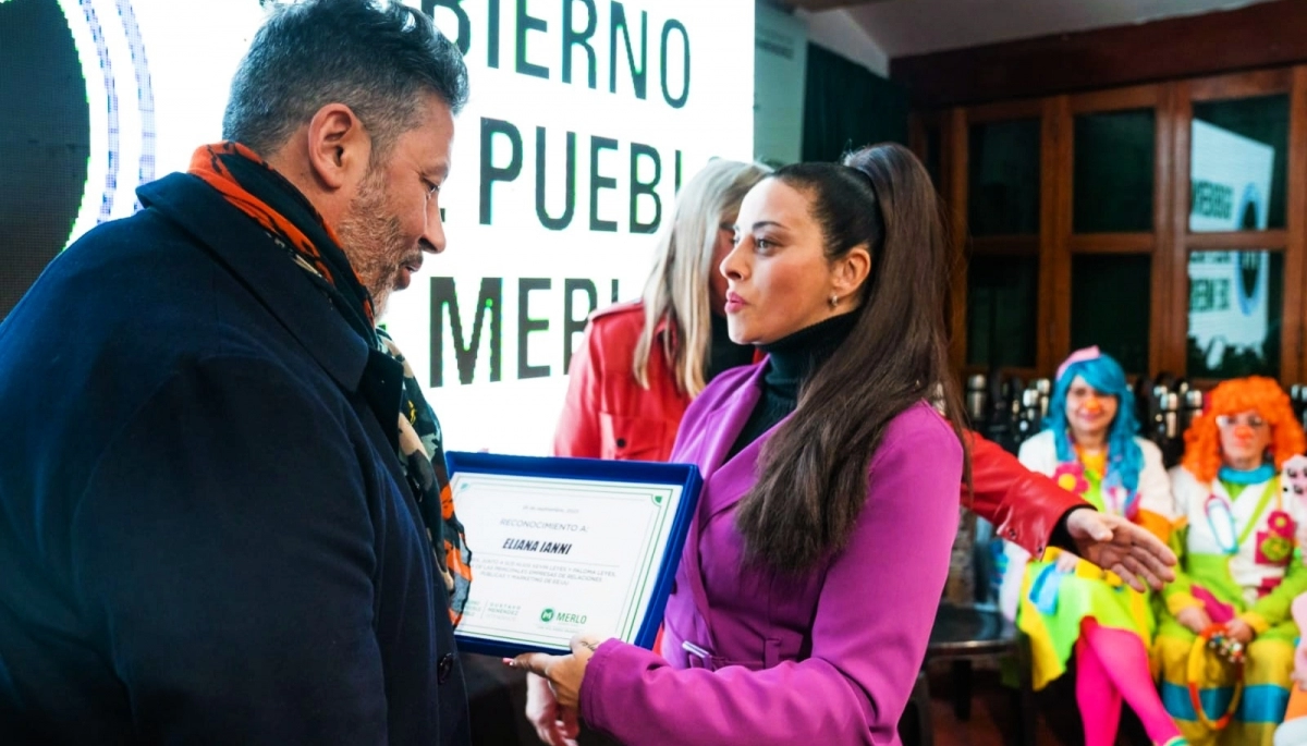 Quién es Eliana Ianni, la conductora nombrada personalidad destacada en Merlo