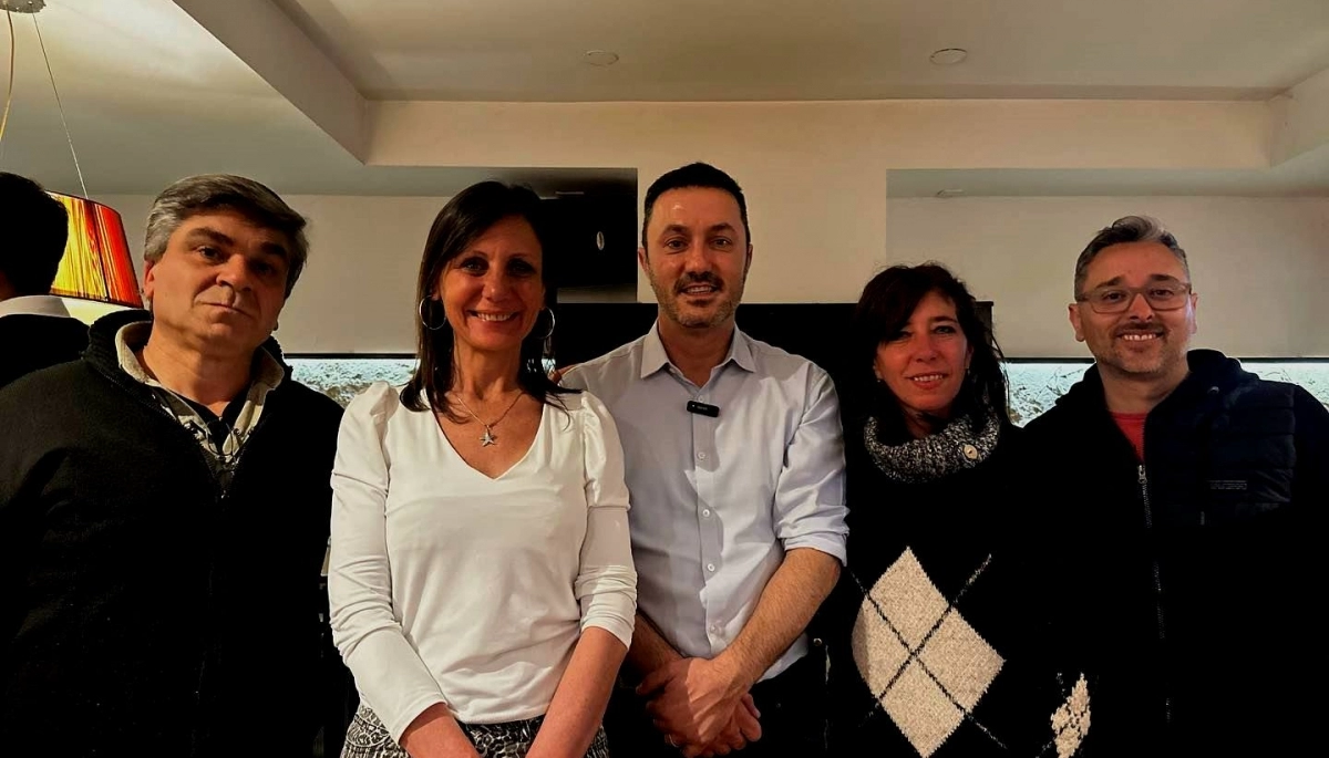 Luis Petri visitó Villa Gesell para darle el apoyo a los candidatos de Juntos por el Cambio