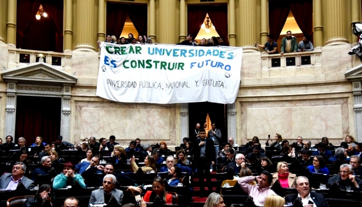 Diputados de Nación y la media sanción para la creación de universidades en la Provincia