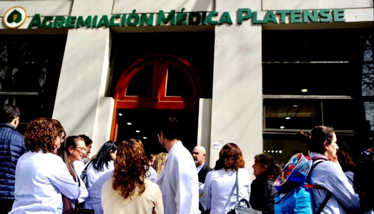 Otra medida de fuerza de la Agremiación Médica Platense deja sin salud a la región